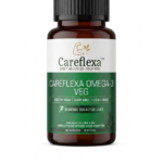Careflexa Omega Veg 1200mg | Plant Based Omega Wellness Supplement | 60 Capsules | Heart & Brain Support