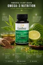Careflexa Omega Veg 1200mg | Plant Based Omega Wellness Supplement | 60 Capsules | Heart & Brain Support - Image 3