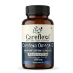 Careflexa Pure Icelandic Fish Oil 1500mg | Omega Fatty Acid Supplement | Heart, Brain & Joint Support
