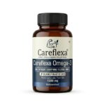 Careflexa Pure Icelandic Fish Oil 1500mg | Omega Fatty Acid Supplement | 60 Capsules | Heart, Brain & Joint Support